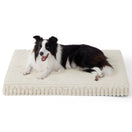 Large Dog Bed & Crate Cushion, High-Resilience Wave Foam