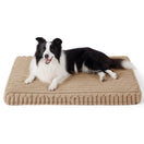 Large Dog Bed & Crate Cushion, High-Resilience Wave Foam