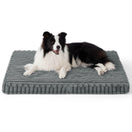Large Dog Bed & Crate Cushion, High-Resilience Wave Foam