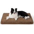 Large Dog Bed & Crate Cushion, High-Resilience Wave Foam