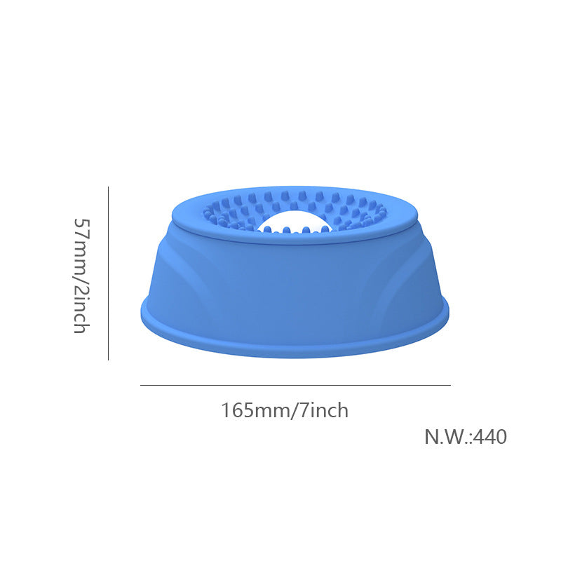 No-Gulp Slow Feeder Bowl for Dogs - Soothing Lick Design